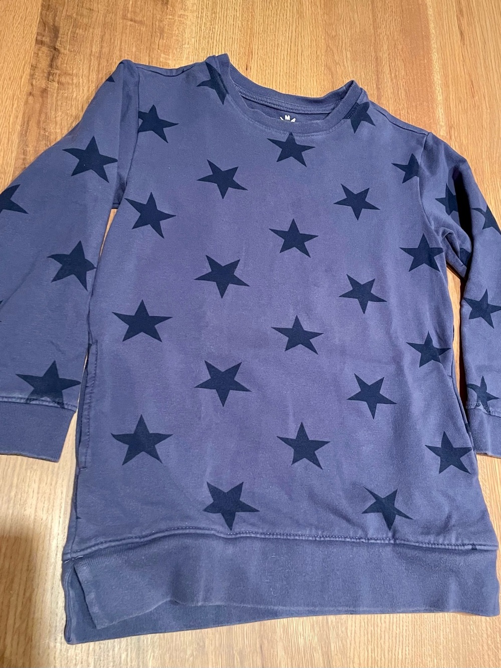Kids Navy Long Sleeve Top - size 6/7